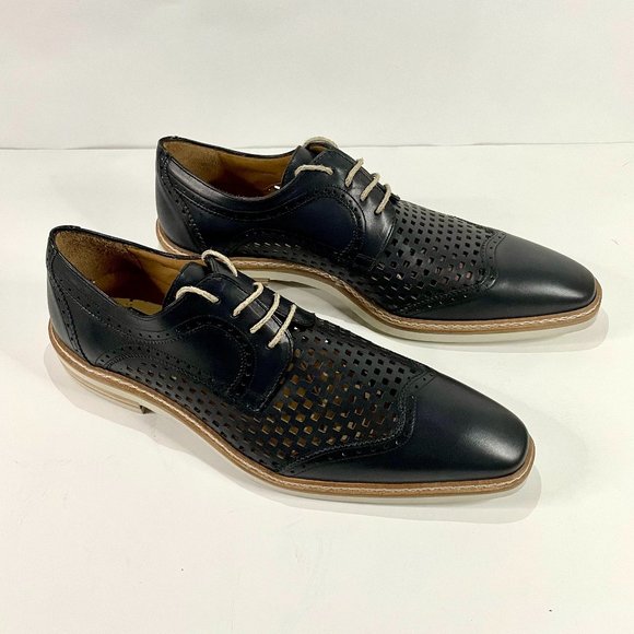 Mezlan Men’s Alvarez Perforated Black Oxford main image 8